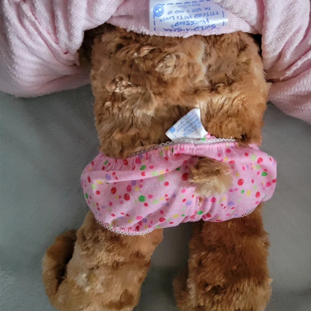 Build a Bear Workshop Pawlette Bunny Rabbit Tan Brown 15" Stuffed Animal Plush - Picture 7 of 7